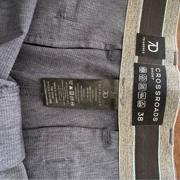 7 Diamonds blue Men's Shorts - Picture 7 of 9